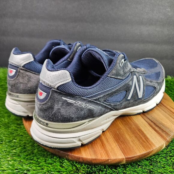 New Balance 990v4 Shoes Mens Size 15 D Blue Suede Running Sneakers M990NV4 main image 4